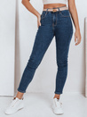 Jeansy damskie skinny niebieskie Dstreet UY2778