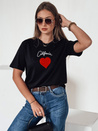 T-shirt damski CALOV czarny Dstreet RY2567