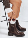 Botki damskie brązowe Dstreet ZY1105