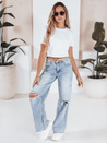 Jeansy damskie baggy jasnoniebieskie Dstreet UY2805