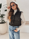Kamizelka damska pikowana czarna Dstreet TY5197