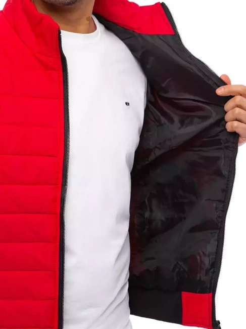 Kamizelka męska pikowana czerwona Dstreet TX4015