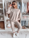 Bluza damska oversize LUXEEN mokka Dstreet RY2794_2