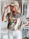 T-shirt damski BRAVIS grafitowy Dstreet RY2617