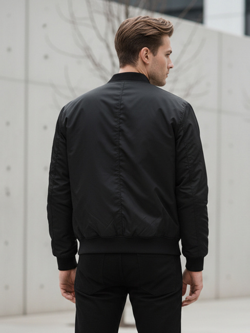 Kurtka męska bomber jacket czarna Dstreet TX4423