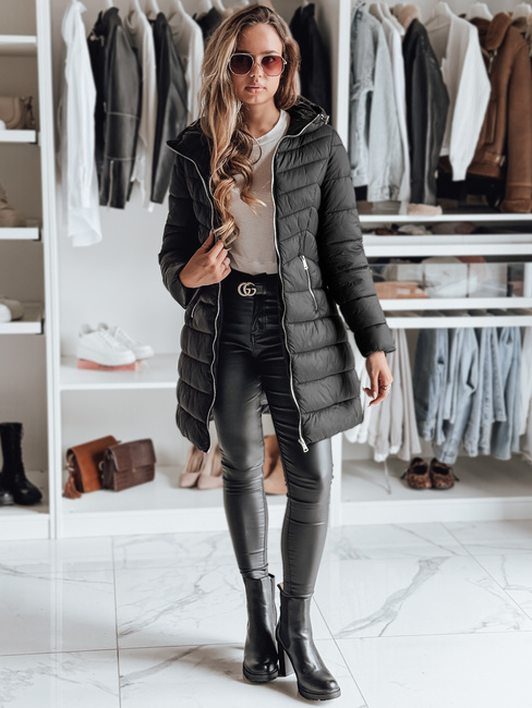 Kurtka damska pikowana CLOUDY czarna Dstreet TY3980