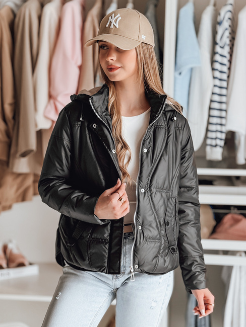 Kurtka przejściowa damska pikowana MARISSIA czarna Dstreet TY4853