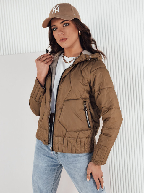 Kurtka przejściowa damska FALES brązowa Dstreet TY4206