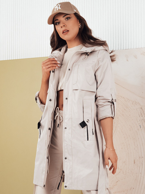 Kurtka przejściowa damska parka NOLES szara Dstreet TY4279