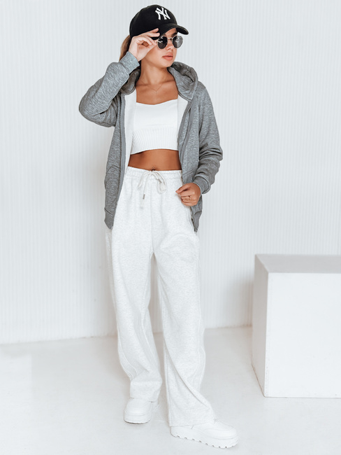 Bluza damska rozpinana z kapturem antracytowa Dstreet BY0232