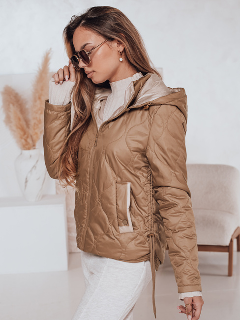 Kurtka damska pikowana MAXWELL złota Dstreet TY4397