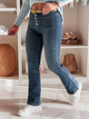 Spodnie damskie jeansowe dzwony BELLFLO niebieskie Dstreet UY2493