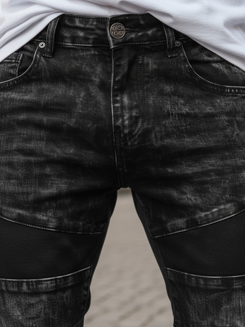 Spodnie męskie jeansowe czarne Dstreet UX3939