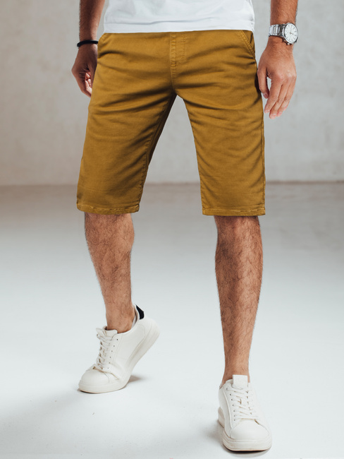 Spodenki męskie jeansowe kamelowe Dstreet SX2571