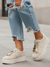 Sneakersy damskie beżowe Dstreet ZY1414