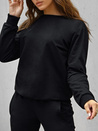 Bluza damska klasyczna czarna Dstreet BY1545
