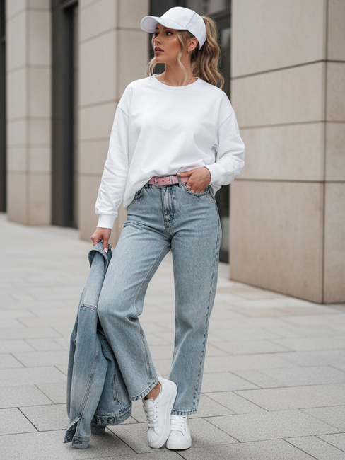 Spodnie damskie jeansowe mom fit MERTINE niebieskie Dstreet UY2503