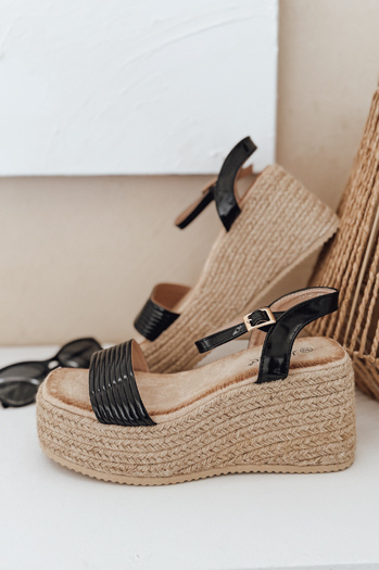 Sandały damskie TRENDJOY czarne Dstreet ZY0987