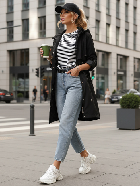 Kurtka damska czarna Dstreet TY5556