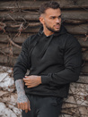 Bluza męska z kapturem czarna Dstreet BX2028z