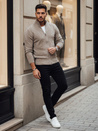 Sweter męski rozpinany beżowy Dstreet WX2228