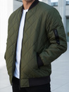 Kurtka męska pikowana bomber jacket zielona TX2216
