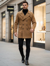 Płaszcz męski zimowy kamelowy Dstreet CX0362