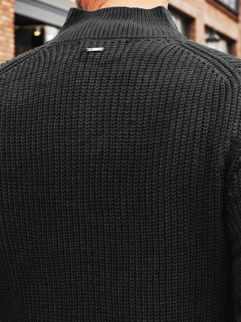 Sweter męski kardigan ciemnoszary Dstreet WX2345