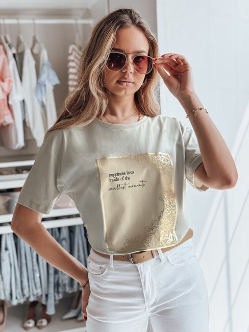 T-shirt damski CHANTE szary Dstreet RY2595