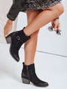 Botki damskie czarne Dstreet ZY0516