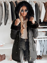 Kurtka zimowa damska parka ARCTIC czarna Dstreet TY3986