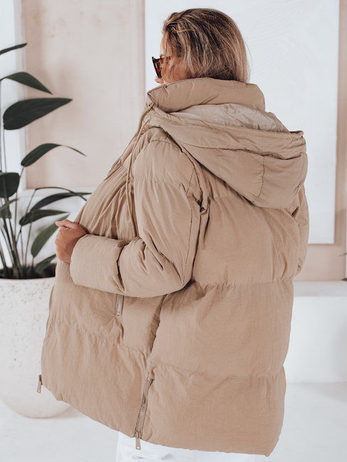 Kurtka damska pikowana LETLIS beżowa Dstreet TY3247