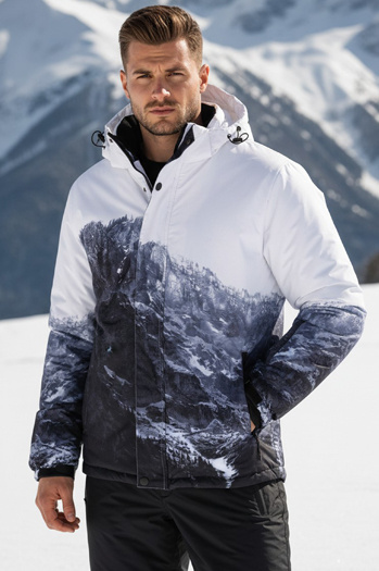 Kurtka męska zimowa narciarską granatowa Dstreet TX5125