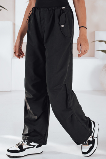 Spodnie damskie spadochronowe DENWER czarny Dstreet UY1666