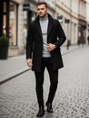 Płaszcz męski czarny Dstreet CX0434