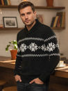 Sweter męski czarny Dstreet WX2268