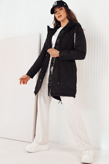 Kurtka przejściowa damska parka VERCHA czarna Dstreet TY4259