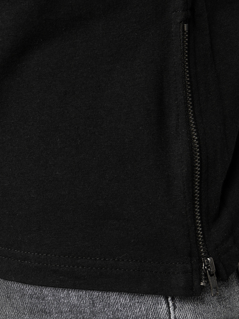 Longsleeve męski czarny Dstreet LX0559