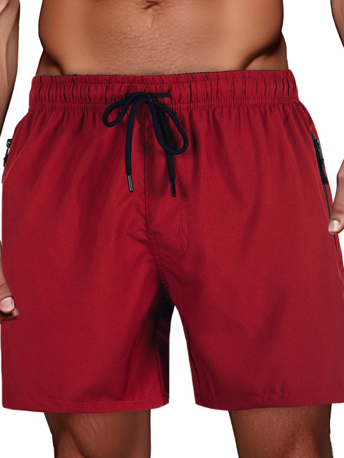 Spodenki męskie bordowe Dstreet SX2536