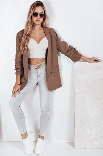 Spodnie damskie jeansowe skinny szare Dstreet UY2811