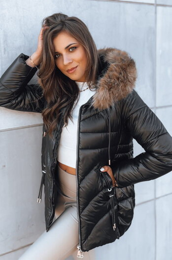 Kurtka zimowa damska INDIGO STAR czarna Dstreet TY3826