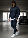 Spodnie męskie dresowe granatowe Dstreet UX2707