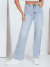 Jeansy damskie szerokie niebieskie Dstreet UY2820