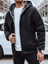 Rozpinana bluza męska ocieplana czarna Dstreet BX5597