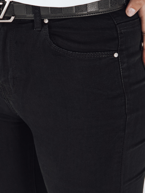 Jeansy damskie skinny czarne Dstreet UY2755