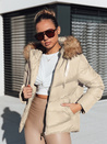 Kurtka zimowa damska pikowana khaki Dstreet TY5410