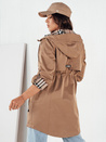 Kurtka przejściowa damska parka VERDU beżowa Dstreet TY4225