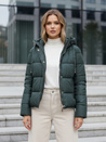 Kurtka damska zimowa długa zielona Dstreet TY5138