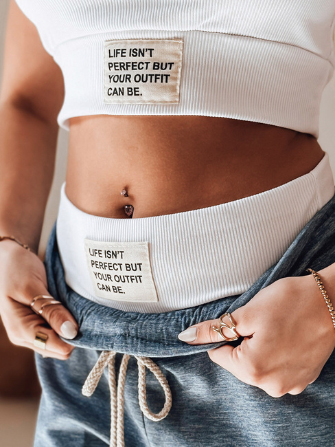 Komplet damski casualowy LIFETIME niebieski Dstreet AY1150