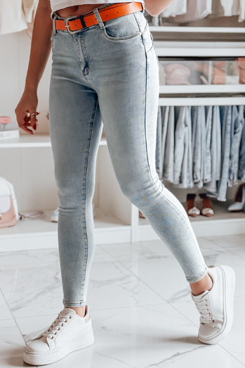 Spodnie damskie jeansowe JUNARIA niebieskie Dstreet UY2706